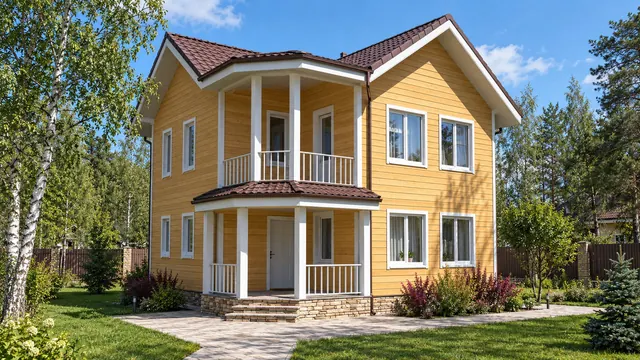 Каркасный 107,9 м²